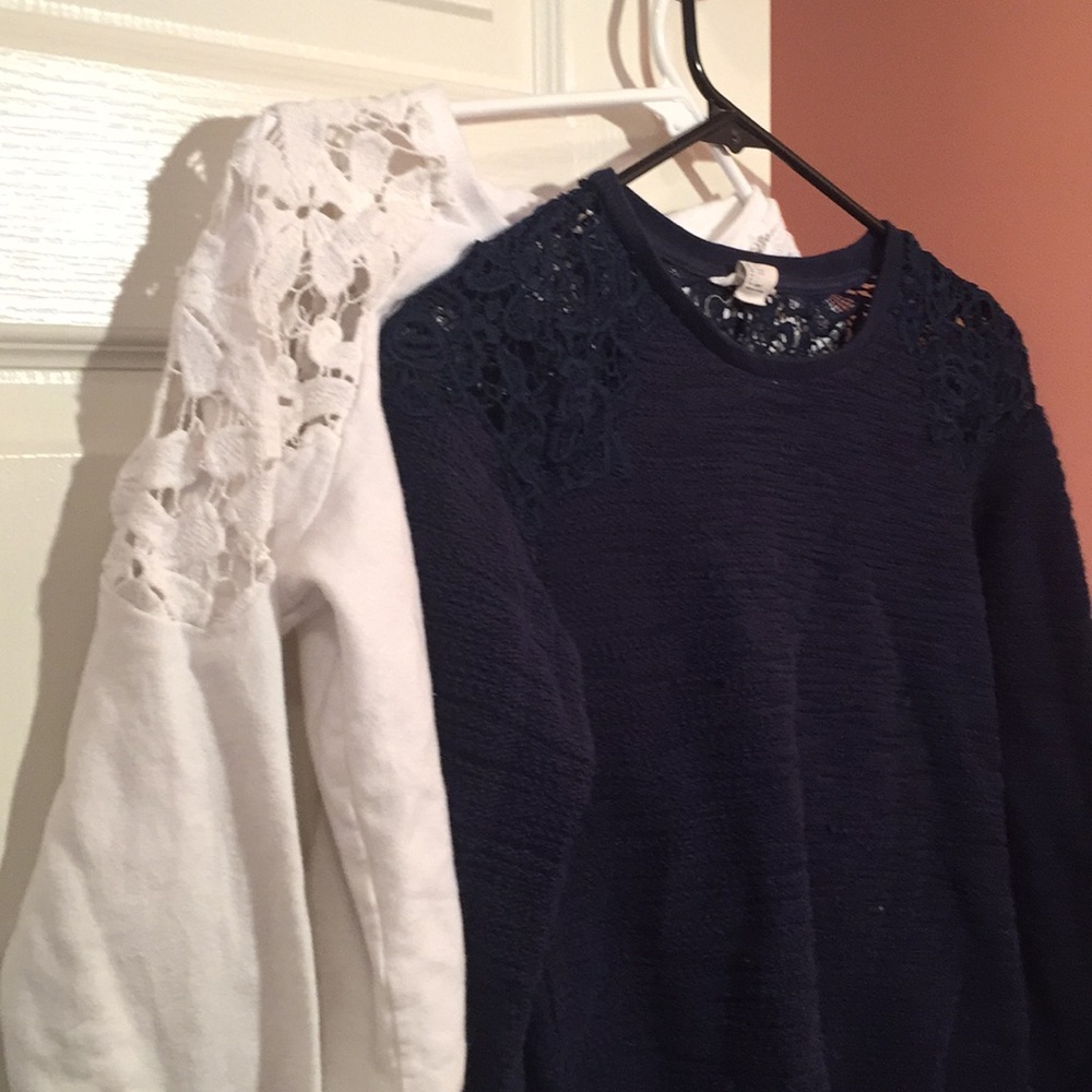 Two forever 21 kids sweaters (bundle)